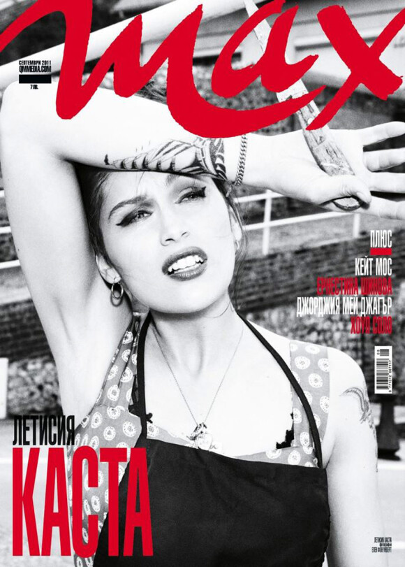 Laetitia Casta en couverture du magazine Max, octobre 2011