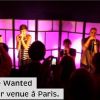 The Wanted était à Paris à l'été 2011 pour présenter le single Glad you came dans les locaux d'Universal