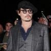 Johnny Depp, à New York le 25 octobre 2011 pour la projection de Rhum Express