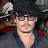 Johnny Depp à New York le 25 octobre 2011 pour la projection de Rhum Express