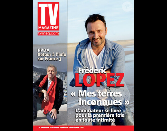 Frédéric Lopez en couverture de TV Magazine