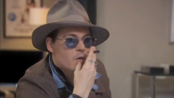 Johnny Depp dans Life's too short.