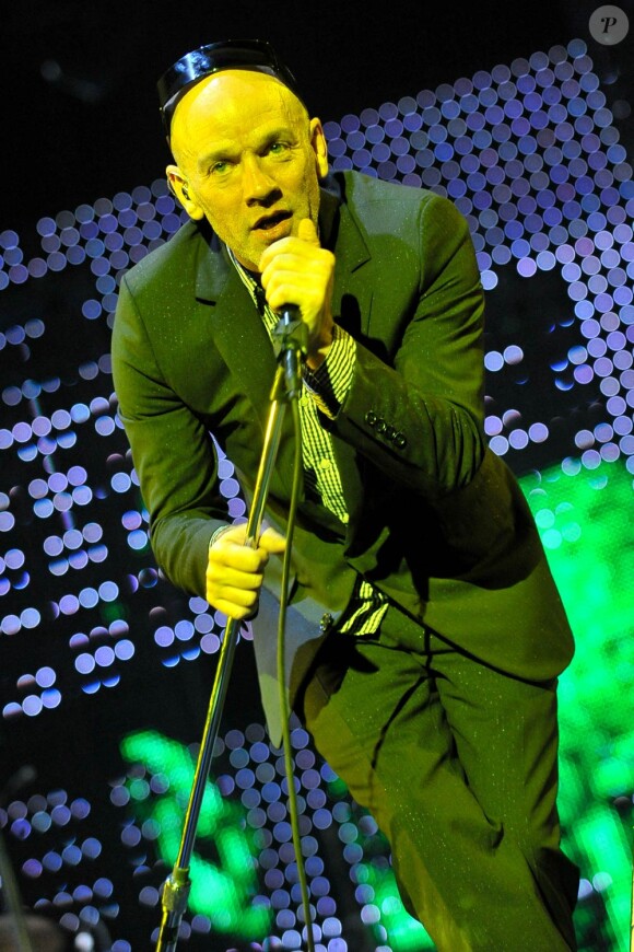 Michael Stipe et R.E.M. en concert en 2008
