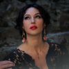 Monica Bellucci rayonnante à Portofino, sur le shooting de la nouvelle campagne Dolce & Gabbana. Octobre 2011