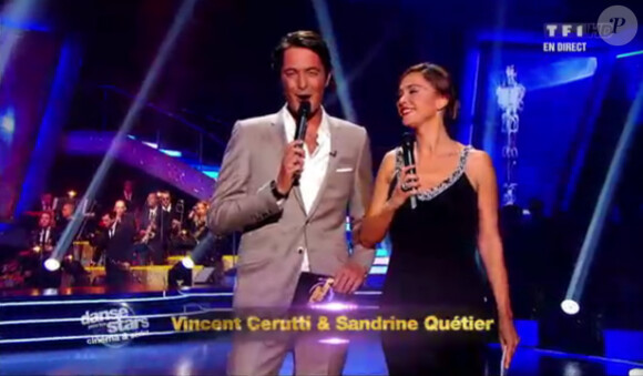 Vincent Cerutti et Sandrine Quétier dans Danse avec les stars 2, samedi 29 octobre 2011 sur TF1