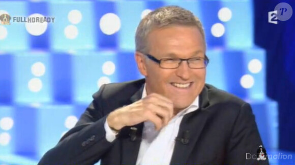 Laurent Ruquier sur le plateau d'On n'est pas couché, samedi 24 septembre 2011 sur France 2.