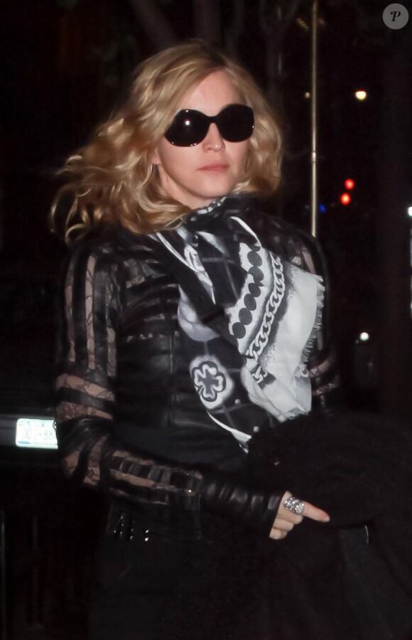 Madonna et ses enfants à New York le 30 octobre 2011