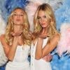 Candice Swanepoel et Erin Heatherton, les anges sont de sortie ! Ici, lors du lancement du nouveau parfum et du nouveau soutien-gorge de la maison Victoria's Secret à New York le 1er novembre 2011