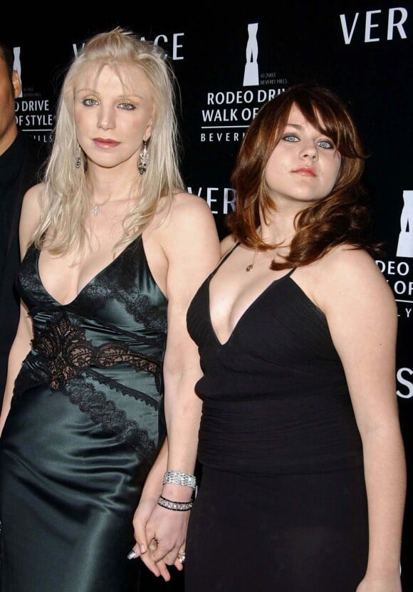 Courtney Love et sa fille Frances Bean Cobain en 2007