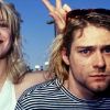 Kurt Cobain etCourtney Love présentent leur bébé Frances en 1993
