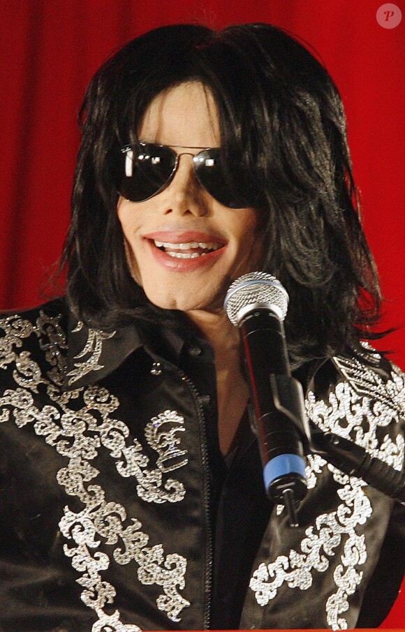 Michael Jackson à Londres pour annoncer ses concerts