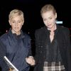 Enne DeGeneres et Portia De Rossi, à Los Angeles, le 7 novembre 2011.