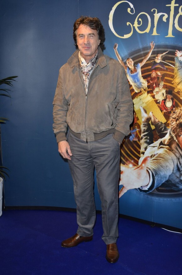 François Cluzet lors de la générale de Corteo, nouveau spectacle de la troupe du Cirque du Soleil, le mardi 8 novembre 2011.