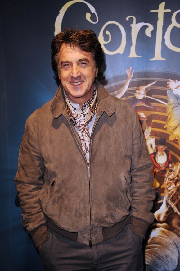 François Cluzet à la générale de Corteo, dernier spectacle du Cirque du Soleil, le mardi 8 novembre 2011.