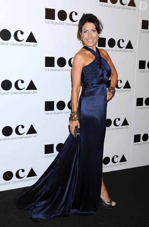 Lisa Edelstein lors du gala du MOCA, à Los Angeles, le 12 novembre 2011.