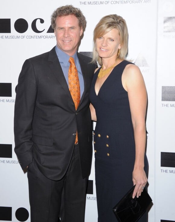 Will Ferrell et son épouse lors du gala du MOCA, le 12 novembre 2011, à Los Angeles.