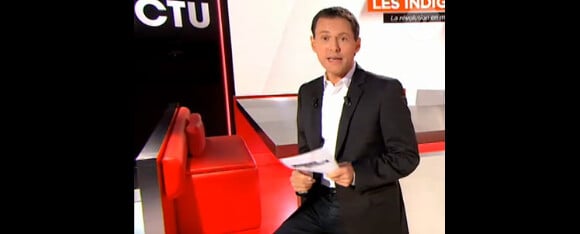 Marc-Olivier Fogiel sur le plateau de Face à l'actu sur M6, le dimanche 13 novembre.