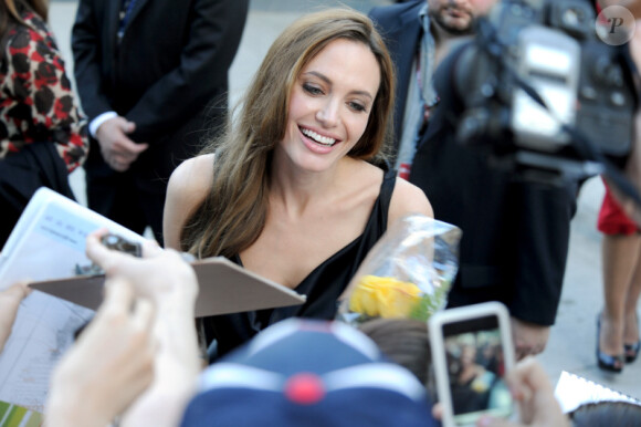 Angelina Jolie, le 11 septembre 2011 à Toronto.