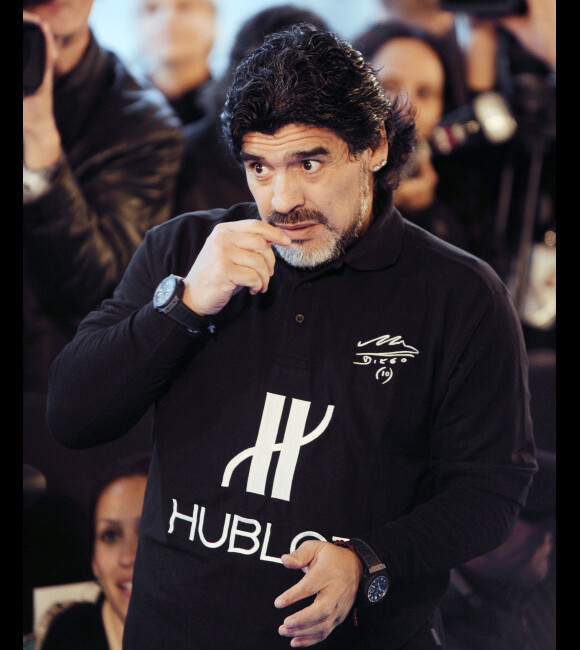 Diego Maradona, en septembre 2010 à Moscou.