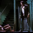 Johnny Hallyday et Audrey Dana dans  Le Paradis sur Terre , rentrée 2011 du Théâtre Édouard-VII.