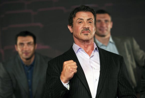 Sylvester Stallone présente la comédie musicale Rocky à Hambourg, Allemagne, le 20 novembre 2011.