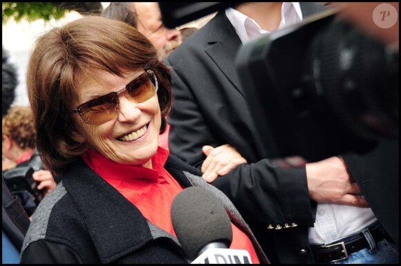 Danielle Mitterrand, à Paris, le 10 mai 2011.