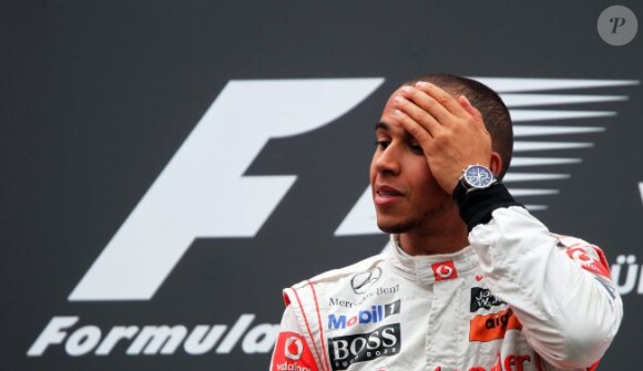 Lewis Hamilton le 24 juillet 2011 sur le circuit du Nürburgring en Allemagne