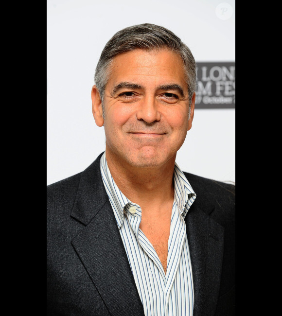 George Clooney en octobre 2011 à Londres