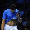 Jo-Wilfried Tsonga, battu en finale du Masters de Londres par Roger Federer le 27 novembre 2011 à Londres