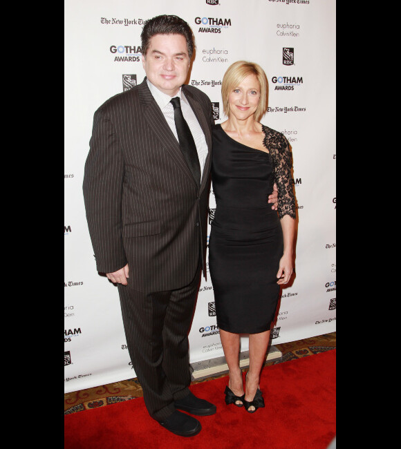Oliver Platt et Edie Falco lors de la remise de prix des Gotham Independent Film Awards à New York du 28 novembre 2011