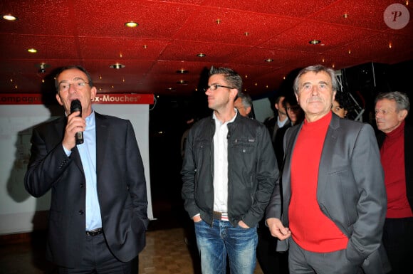 Jean-Pierre Pernaut, son fils Olivier  et Max Mamers le 30 novembre 2011 à Paris