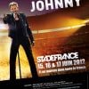 L'affiche du concert de Johnny Hallyday au Stade de France. 