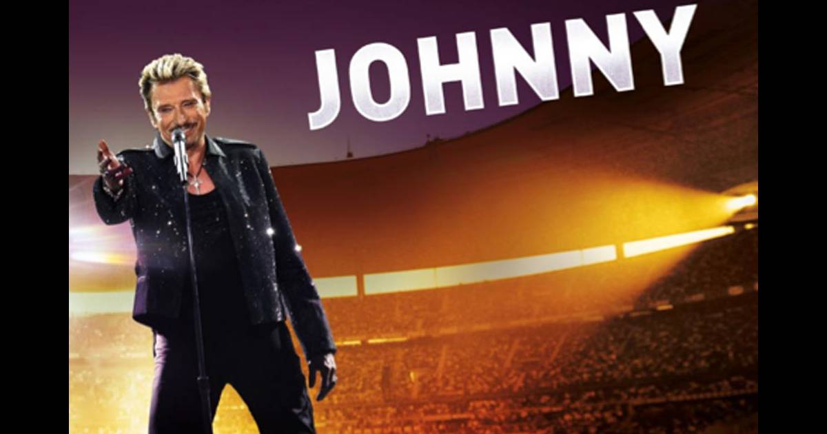 L Affiche Du Concert De Johnny Hallyday Au Stade De France Purepeople
