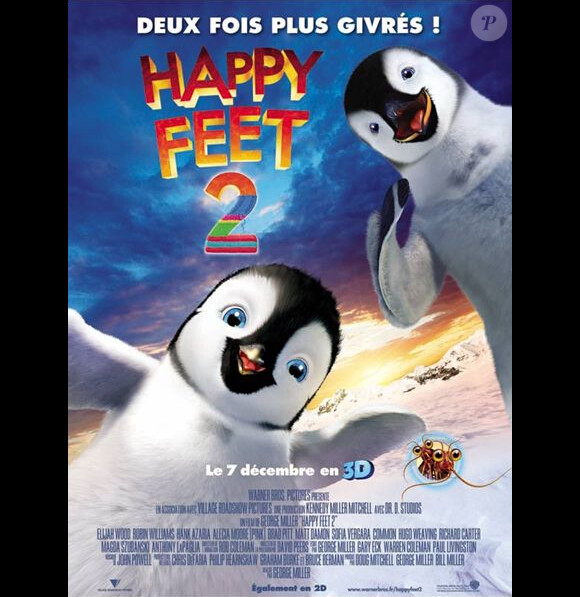L'affiche du film Happy Feet 2