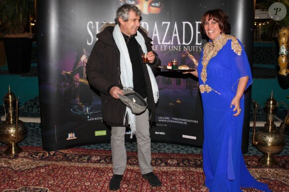 Michel Boujenah à la première de la comédie musicale Sheherazade aux Folies Bergère le 6 décembre 2011