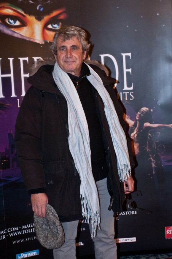 Michel Boujenah lors de la première de la comédie musicale Shéhérazade aux Folies Bergères à Paris le 6 décembre 2011