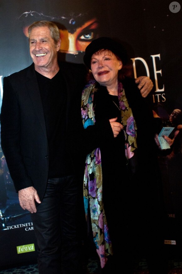 Jean-Claude Darmon et Régine lors de la première de la comédie musicale Shéhérazade aux Folies Bergères à Paris le 6 décembre 2011