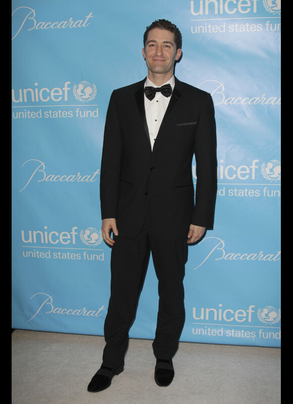 Matthew Morrison lors du bal de l'Unicef du 8 décembre 2011 à Beverly Hills