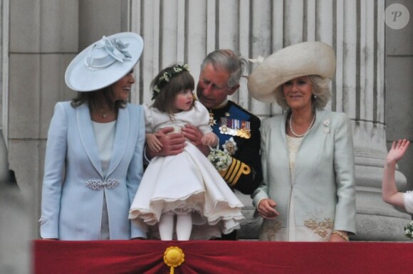 Le prince Charles et sa femme Camilla le 28 avril 2011 à Londres