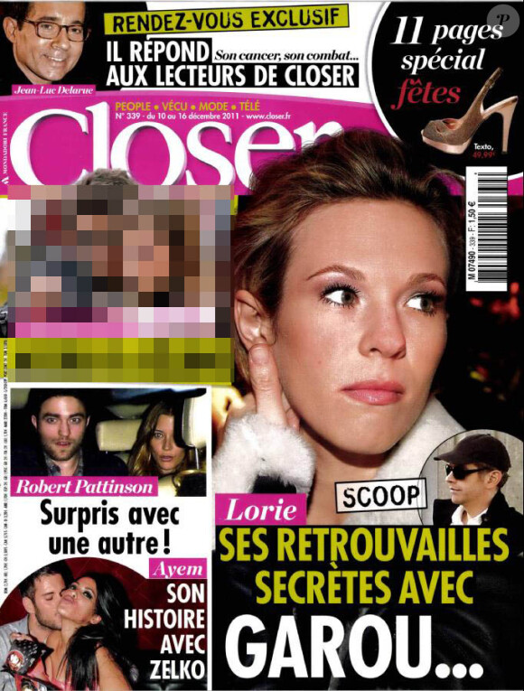 Le magazine Closer en kiosques le samedi 10 décembre 2011. 
