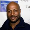 Harry Roselmack lors du Noël pour Tous à la Palmeraie de Paris où 400 enfants ont reçu leurs cadeaux des mains du Père Noël le 7 décembre 2011
