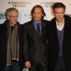 David Cronenberg, Viggo Mortensen et Vincent Cassel lors de l'avant-première à Paris du film A Dangerous Method le 12 décembre 2011