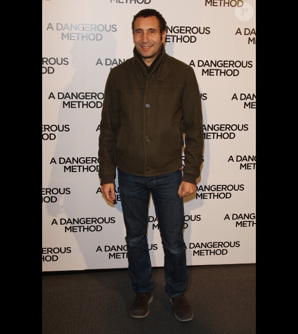 Zinedine Soualem lors de l'avant-première à Paris du film A Dangerous Method le 12 décembre 2011