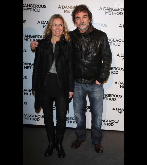 Olivier et Catherine Marchal lors de l'avant-première à Paris du film A Dangerous Method le 12 décembre 2011