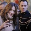 Carla et Nicolas Sarkozy ont accueilli les enfants pour le Noël de l'Elysée ce mercredi 14 décembre 2011