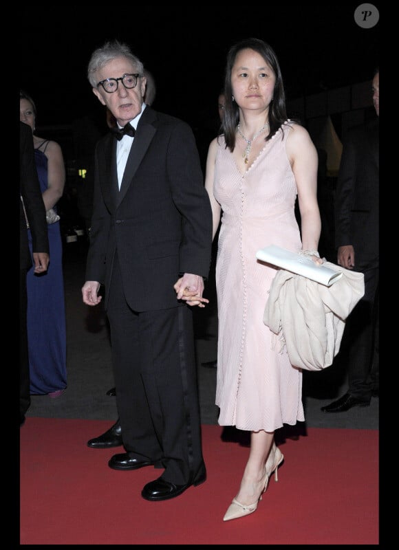 Woody Allen et sa femme Soon-Yi le 11 mai 2011 lors du Festival de Cannes