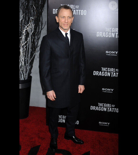 Daniel Craig à l'avant-première de Millénium : Les hommes qui n'aimaient pas les femmes, à New York le 14 décembre 2011.