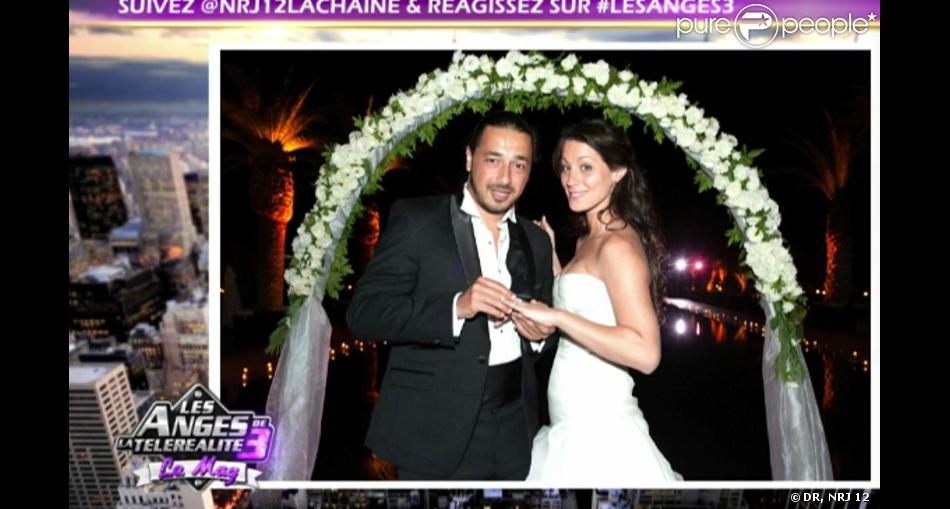 La Photo De Mariage De Moundir Dans Les Anges De La Tele Realite