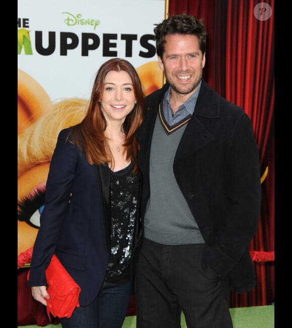 Alyson Hannigan et son mari Alexis Denisof, le 12 novembre 2011 à Los Angeles.