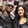 Kobe Bryant et sa femme Vanessa à Dallas, le 13 février 2010.